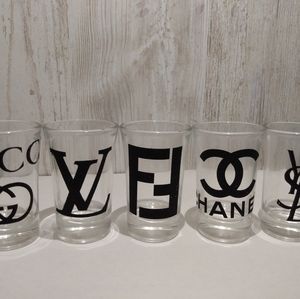 Lable inspired shotglasses